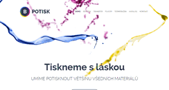 Desktop Screenshot of bpotisk.cz